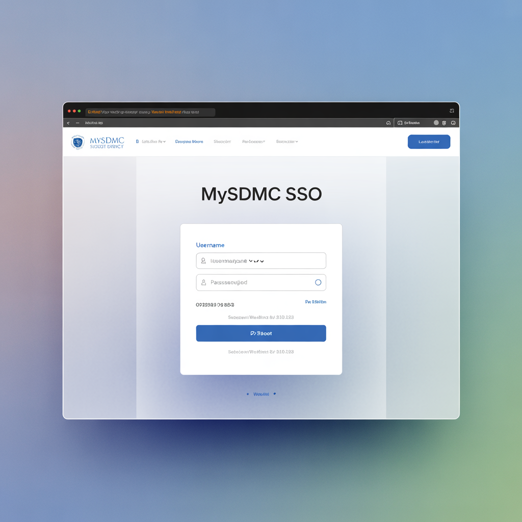 MySDMC SSO: Everything You Need to Know About the Single Sign-On System 1 mysdmc sso