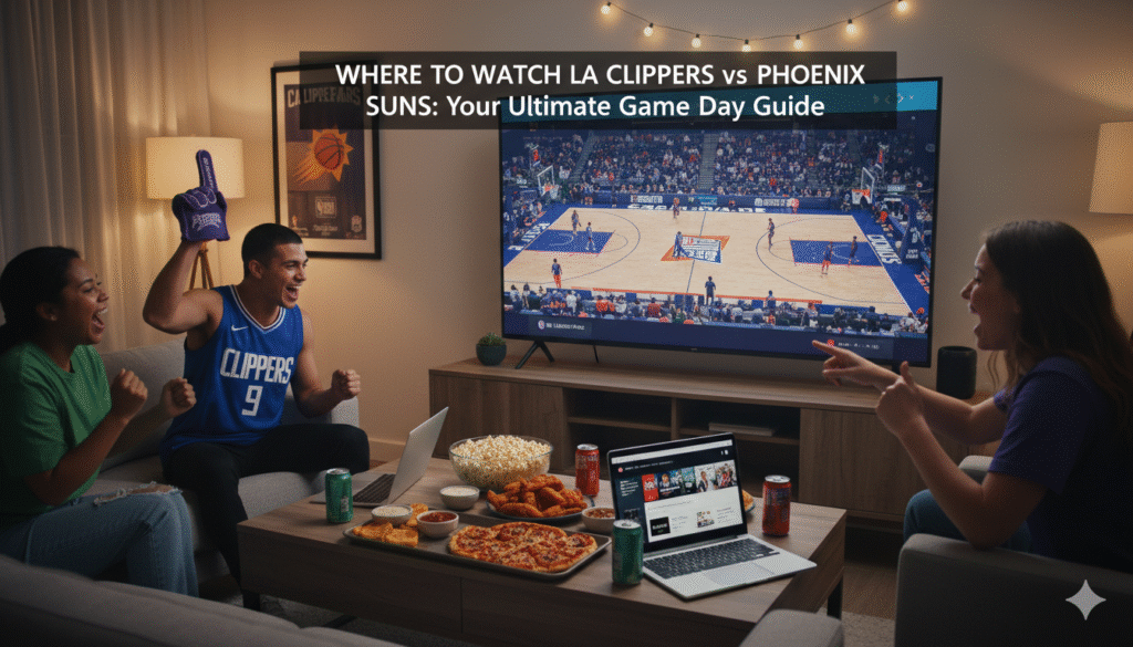 Where to Watch LA Clippers vs Phoenix Suns: Your Ultimate Game Day Guide LA Clippers vs Phoenix Suns