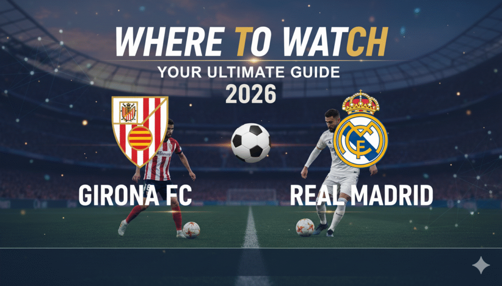 where to watch Girona FC vs Real Madrid